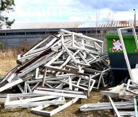 Деревянные окна без стекла - тип 2