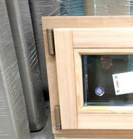 Деревянные окна для бани - тип 1