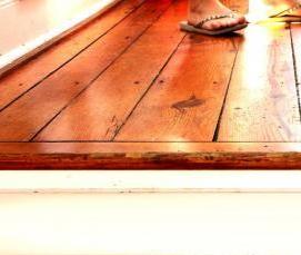 Деревянные окна в пол - модель 3