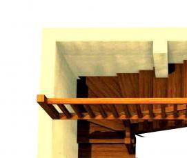 Деревянные подступенки - тип 2