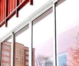 Дешевое алюминиевое остекление - модель 4