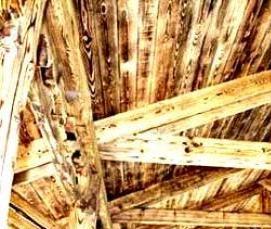 Дешевые деревянные беседки для дачи - тип 3