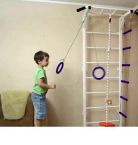 Детская шведская стенка горка - вариант 2