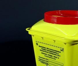 Дезинфекция контейнера для транспортировки - вариант 1