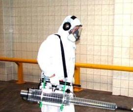 Дезинфекция тараканов туманом - вариант 2