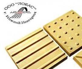 Диагональная тактильная плитка - тип 4