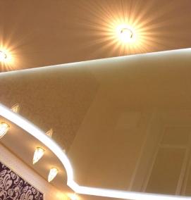 Диодные светильники потолочные для дома - тип 1