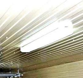 Диодные светильники потолочные для гаража - модель 2