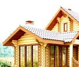 Домокомплект из бревна - модель 3