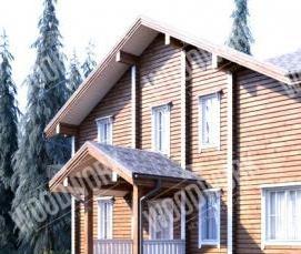 Домокомплект из бруса - модель 3