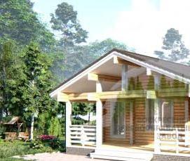 Домокомплект из досок - модель 1