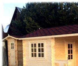 Домокомплект из шпунтованной доски - модель 4