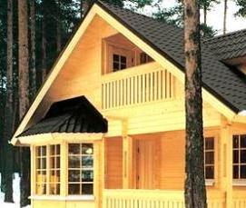 Домокомплект из сухого профилированного бруса - тип 4