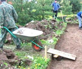 Дорожки из полимерпесчаной плитки - модель 4