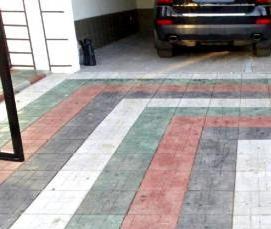 Дорожки из полимерпесчаной плитки - модель 3