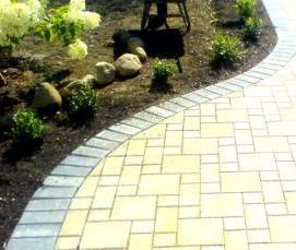 Дорожки из полимерпесчаной плитки - модель 2