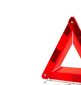 Дорожный знак аварийной остановки - модель 1