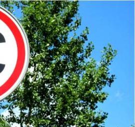 Дорожный знак ограничение скорости - модель 2