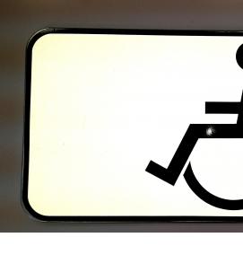 Дорожный знак парковка для инвалидов - модель 2