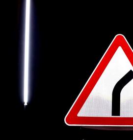 Дорожный знак поворот запрещен - вариант 4