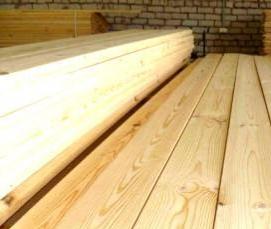 Доска для пола сосновая - вариант 4