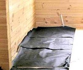 Доска для пола в баню - вариант 4