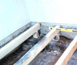 Доска для пола в баню - вариант 3