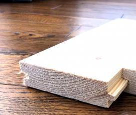 Доска пола 28х135 мм - модель 2