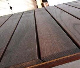 Доска пола из термоясеня - тип 1