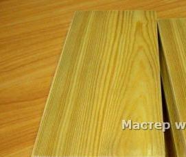 Доска пола лиственница 19x140x945 мм - вариант 4