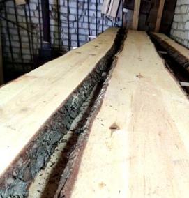 Доска сухая необрезная - вариант 1