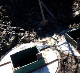 Дренаж для торфяного туалета - тип 2