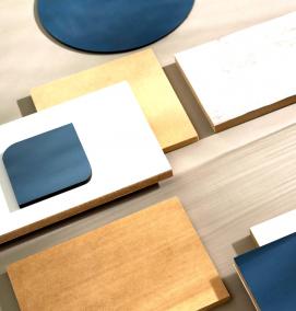 Дсп ламинированное синее - модель 3