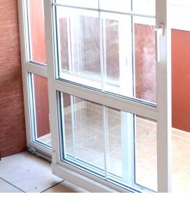 Дверь балконная 800х2000 - модель 1