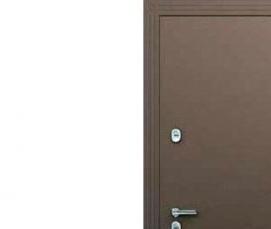 Дверь металлическая входная черная - тип 3