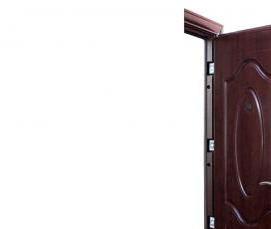 Дверь металлическая входная синяя - тип 2