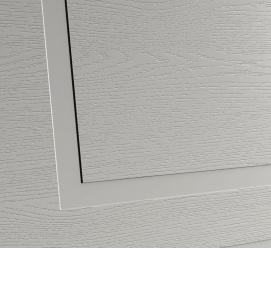 Дверь межкомнатная белая эмаль гладкая - вариант 1