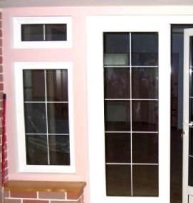 Дверь пластиковая глухая входная - модель 3