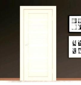 Дверь пластиковая межкомнатная глухая - вариант 3