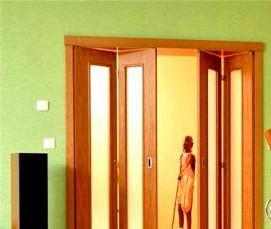 Дверь складная межкомнатная книжка гармошка - тип 4