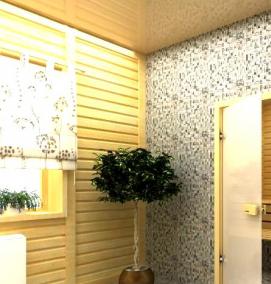 Дверь стеклянная для бани 1700х700 - тип 4