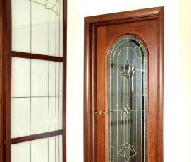 Дверь венеция входная со стеклом - тип 1