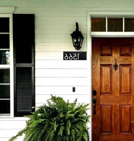 Дверь входная деревянная уличная - модель 1