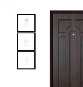 Дверь входная металлическая финская - тип 3