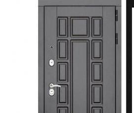 Дверь входная металлическая с зеркалом - тип 4