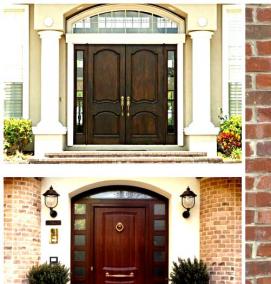 Дверь входная металлическая уличная в дом - тип 4