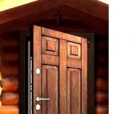 Дверь входная в дом утепленная с терморазрывом - тип 2