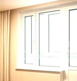 Двери балконные металлопластиковые - вариант 3