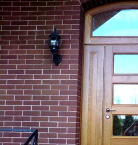 Двери деревянные входные уличные утепленные - вариант 4