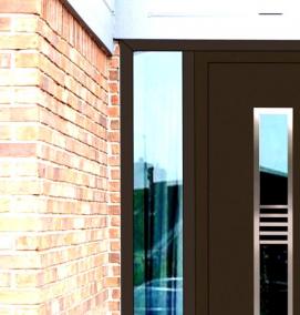 Двери для дома двухстворчатые входные - вариант 3